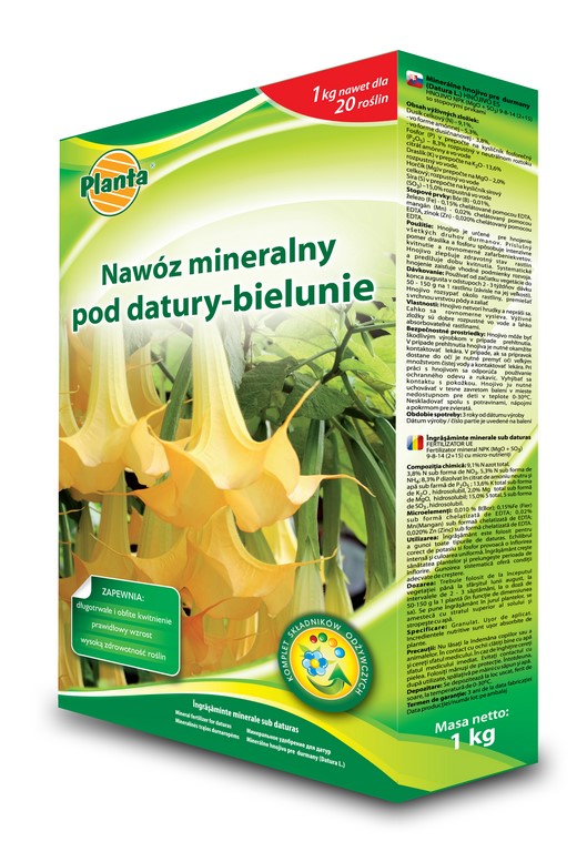 nawóz mineralny pod datury-bielunie 1kg Planta nawóz mineralny pod datury-bielunie 1kg Planta